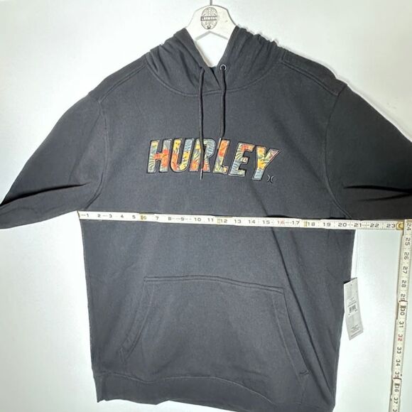 HURLEY® “FAST LANE SUMMER” HOODIE — Black / Men-M / NEW-(NWT) - Picture 11 of 15